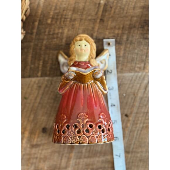 Ceramic Angel Christmas Bell - Picture 8 of 12